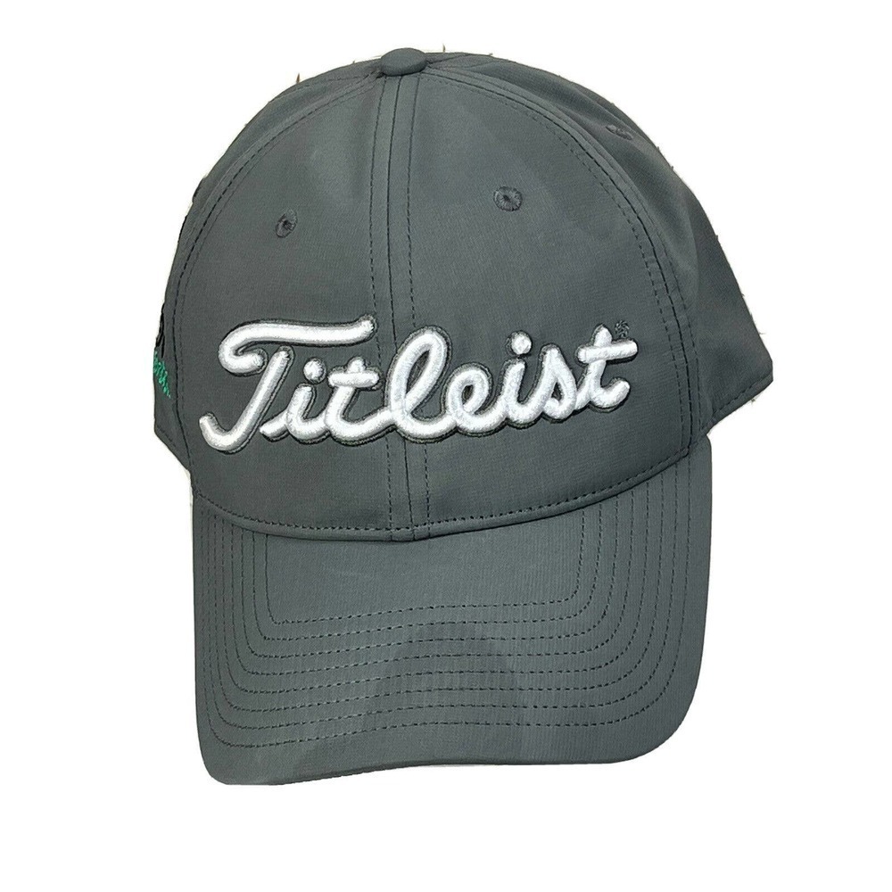 Titleist Strapback Golf Hat Gray 3D Logo Embroidery Patch Golf for Babies - Picture 2 of 9